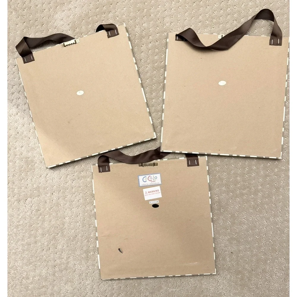 COCALO INC BABY Canvas Elephant Giraffe Hippo (9.5